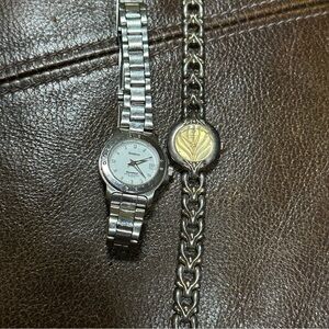 Armitron Assorted Models Women's Quartz Dress Wristwatch Lot of 2 READ DESC